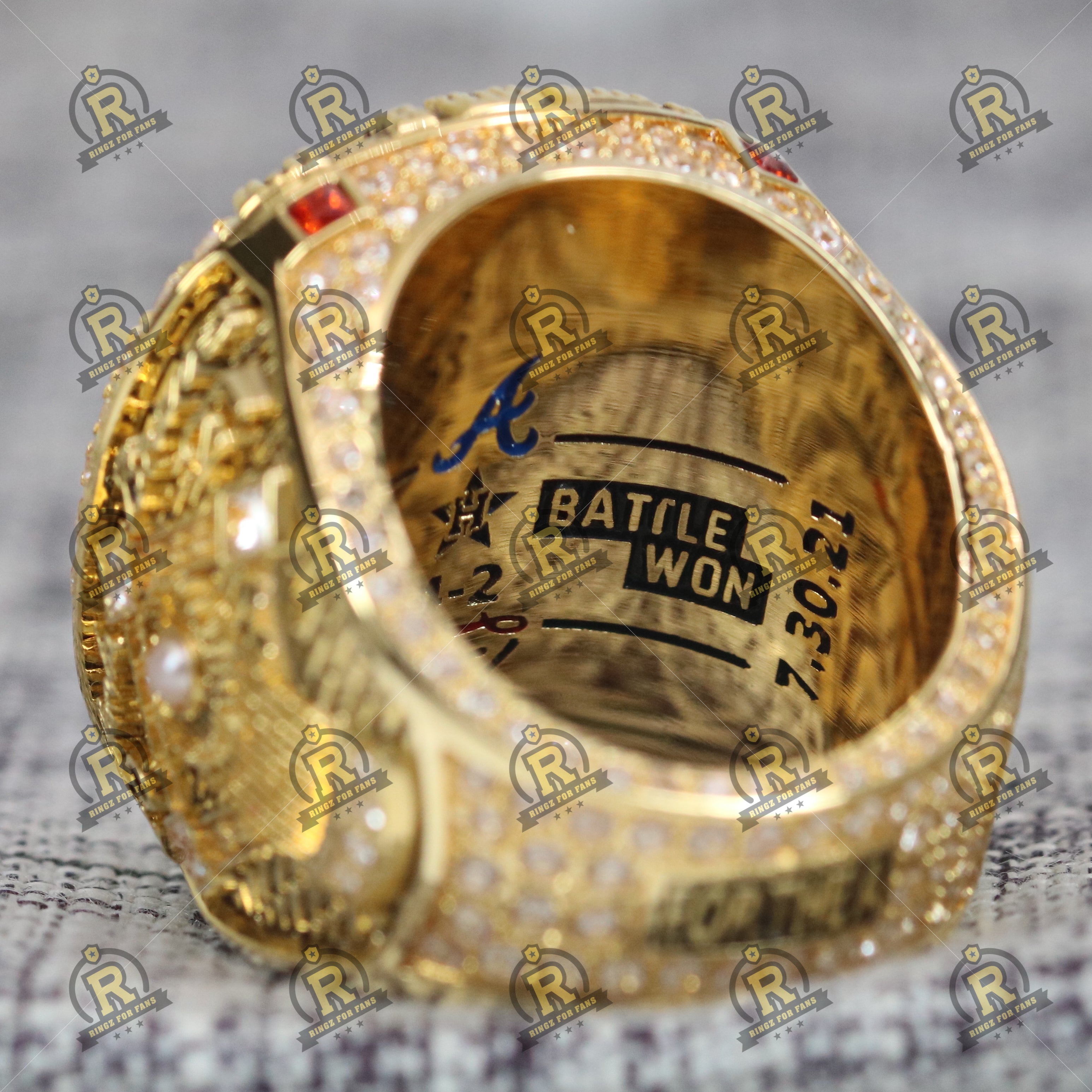 Atlanta Braves Championship Ring,scratch-resistant Atlanta Braves  Championship Ring Titanium Gift For Boy Men Charm Jewelry | Fruugo TR